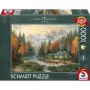 Schmidt Thomas Kinkade Studios Autumn Evening at the Lake 1000 stukjes puzzel