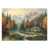 Schmidt Thomas Kinkade Studios Autumn Evening at the Lake 1000 stukjes puzzel