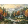 Schmidt Thomas Kinkade Studios Autumn Evening at the Lake 1000 stukjes puzzel