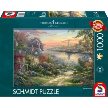 SCHMIDT SPIELE Thomas Kinkade Studios: Harbor in New England (1000 stukjes)