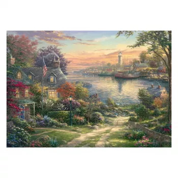 SCHMIDT SPIELE Thomas Kinkade Studios: Harbor in New England (1000 stukjes)