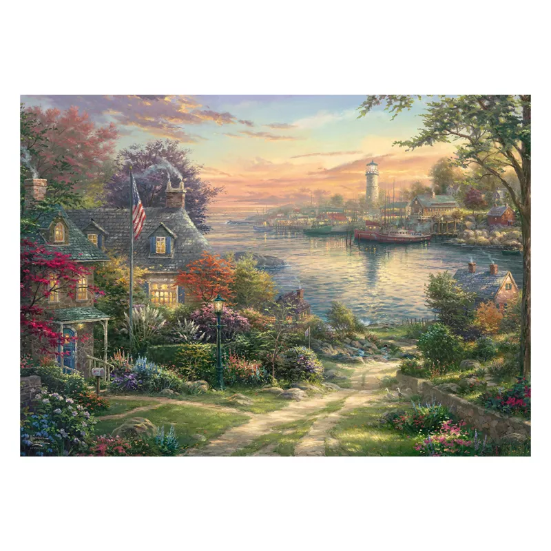 SCHMIDT SPIELE Thomas Kinkade Studios: Harbor in New England (1000 stukjes)