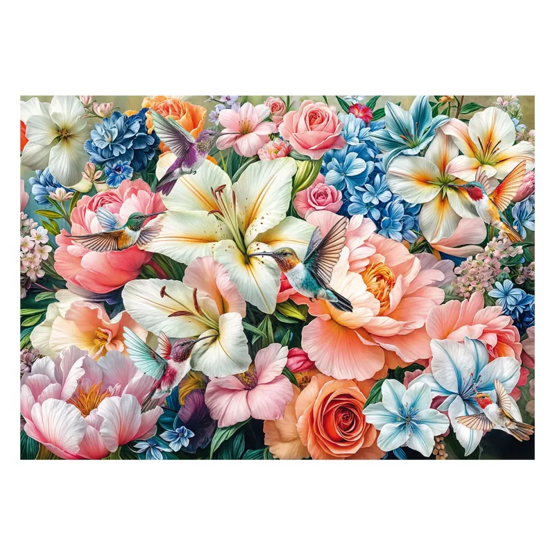 Schmidt Spiele Bloemen in pastel (1000 stukjes) puzzel
