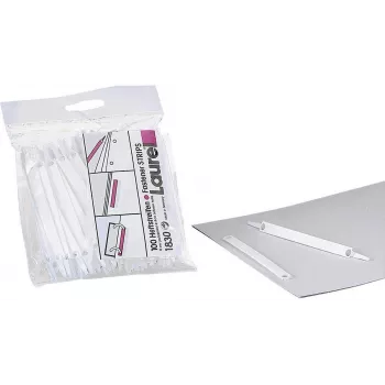 LAUREL Easy Clip hechtstroken wit kort 100 stuks