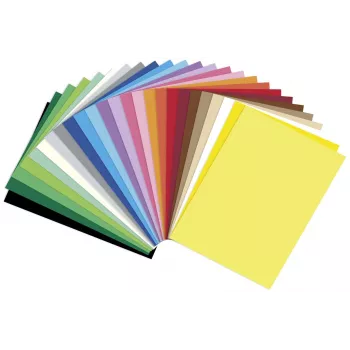 Folia fotokarton gemengde kleuren 300 g/m² 50 vel A4