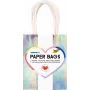 Folia iriserend papier cadeautasjes klein glanzend 10-pack