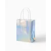 Folia iriserend papier cadeautasjes klein glanzend 10-pack