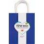 Folia 7 papieren draagtassen BASIC M blauw lichtblauw roze rood geel wit mint 18,0