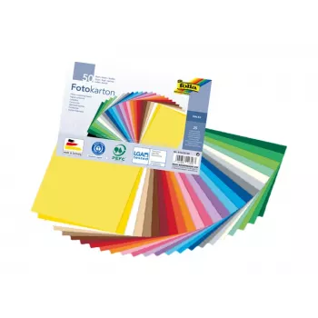 Folia 614/50 60 designpapier - zilver - A4 (210 x 297 mm) - 300 g/m² - mat - 50 vel
