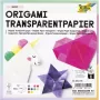 Folia transparant vouwpapier 15 x 15 cm, 50 vel, 42 g/m²