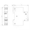 Siemens 5SV13166KK16 RCBO 2-polig 16 A 30 mA, B-karakteristiek, type A, 6 kA