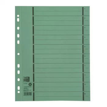 ELBA Trennblatt 400004667 DIN A4 250 g/m² manillakarton groen