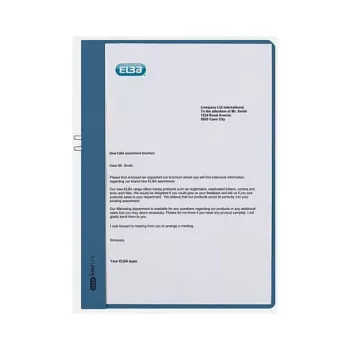 ELBA 50 klemhechters A4 blauw