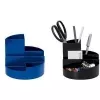MAUL Multiköcher bureau-organizer, cilindrisch, blauw, 140 mm diameter, 125 mm hoogte, kunststof (polystyreen)
