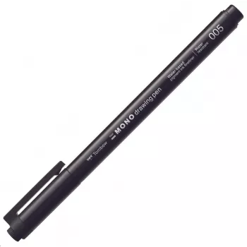 Tombow MONO Drawing Pen fineliner 005 - zwart - 0,20 mm