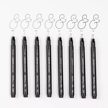 Tombow MONO Drawing Pen fineliner 0,35 mm zwart
