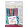 Tombow The Creative Study Kit inclusief 4 Reporter balpennen en 4 Mono Edge markeerstiften