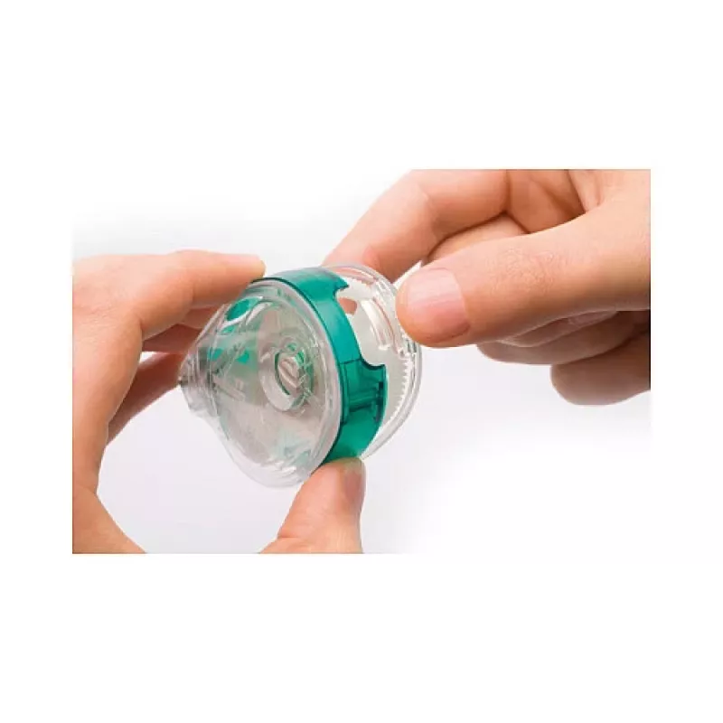 Tombow MONO YXE correctieroller - groen/transparant - 16 m x 4,2 mm - blisterverpakking