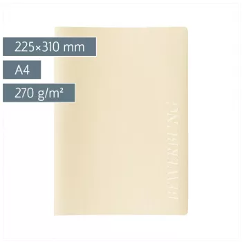 BRUNNEN sollicitatiemap Lines DIN A4 chamois