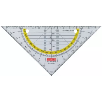 BRUNNEN geodriehoek OFFICE TO GO 16,0 cm transparant