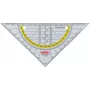 BRUNNEN geodriehoek OFFICE TO GO 16,0 cm transparant