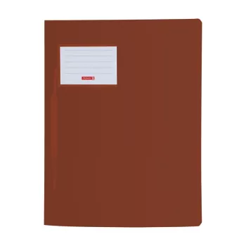 BRUNNEN FACT! schriftmap polypropyleen bruin transparant DIN A4