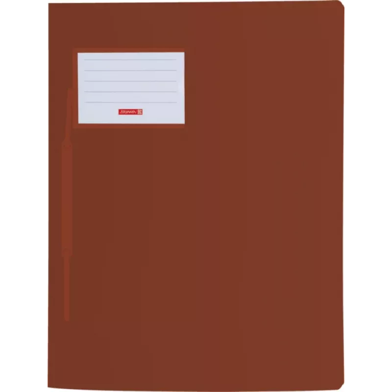 BRUNNEN FACT! schriftmap polypropyleen bruin transparant DIN A4