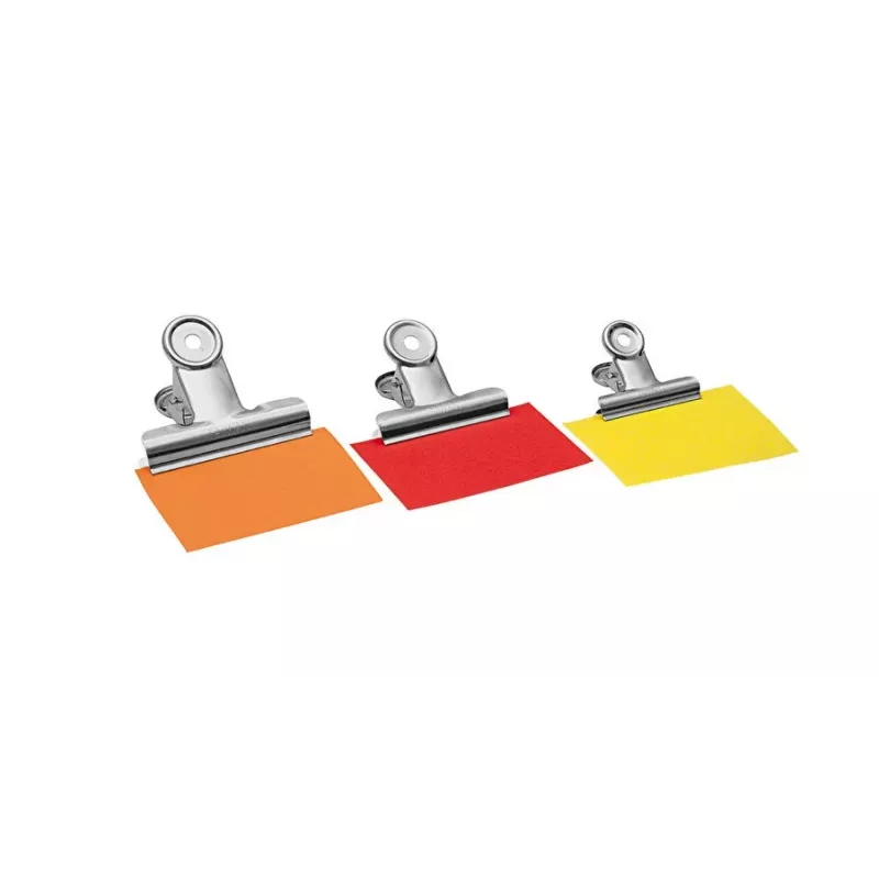 WEDO 64 21350 paperclip van vernikkeld staal, zilver, 50 mm, 100 stuks