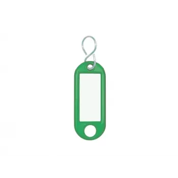 WEDO jumbo paperclip groen 52 mm 21 mm 10 stuks kunststofgecoat staal