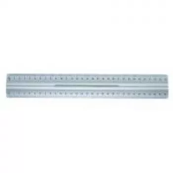 WEDO aluminium liniaal 30 cm zilver
