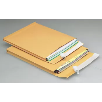 Mayer-Kuvert-Network verzendenveloppen DIN C4 zonder venster bruin 2,0 cm vouw 100 stuks