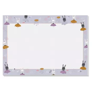 SIGEL bureaubladonderlegger Bunny Ballerinas lila papier 30 vel