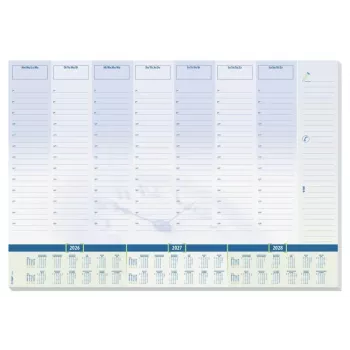 SIGEL Time bureaubladonderlegger blauw/groen papier A2 (H6350)