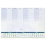 SIGEL Time bureaubladonderlegger blauw/groen papier A2 (H6350)