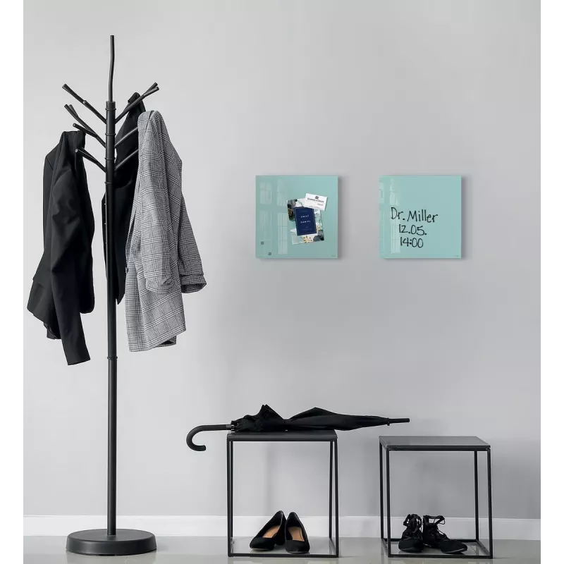 SIGEL Artverum glazen magneetbord aquamarijn 30x30 cm GL133