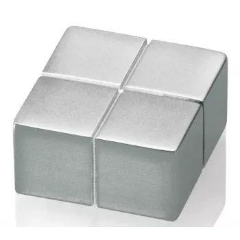 SIGEL C10 extra sterke neodymium-schijfmagneet zilver 20mm x 10mm (4-pack)
