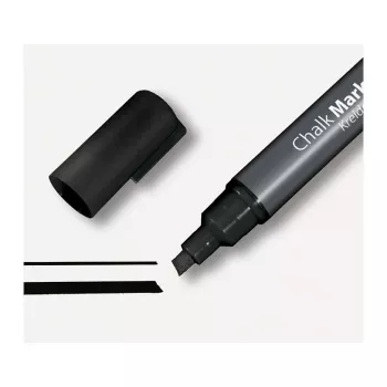 SIGEL krijtmarker 50 Chalk Marker beitelpunt 1-5 mm zwart 1 stuk