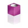 SIGEL BA727 kubusvormige neodymiummagneten 11 mm, roze/blauw/groen, glanzend, 3 stuks