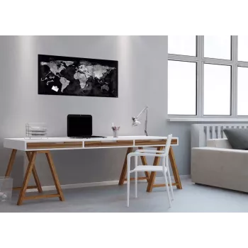 SIGEL GL270 glazen magneetbord 910 x 460 mm, superwit, frameloos, incl. 2 magneten & marker