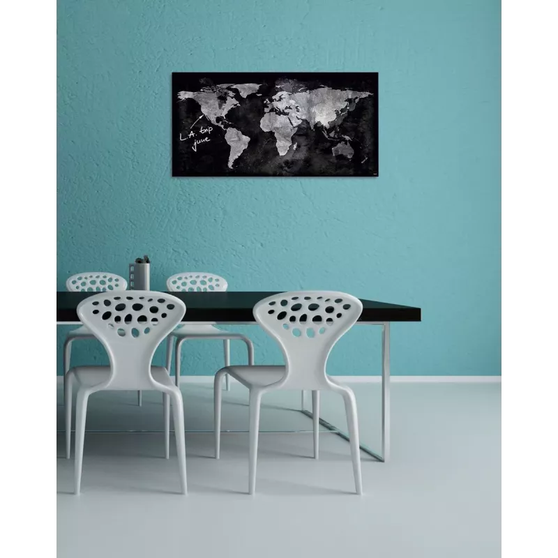 SIGEL GL270 glazen magneetbord 910 x 460 mm, superwit, frameloos, incl. 2 magneten & marker