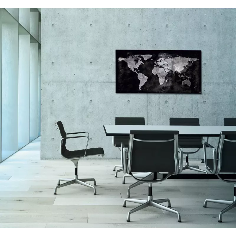 SIGEL GL270 glazen magneetbord 910 x 460 mm, superwit, frameloos, incl. 2 magneten & marker
