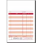 SIGEL KC621 kwitantieblok met optelblad, A6 liggend, 50 formulieren, doorlopend genummerd, wit