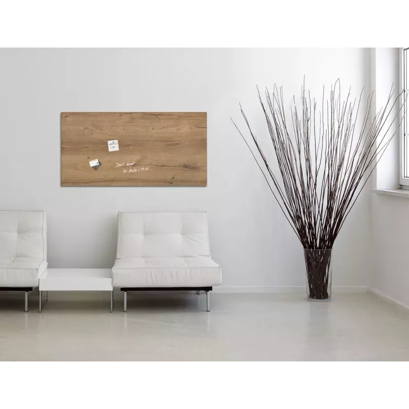 SIGEL GL258 glazen magneetbord 910 x 460 mm wit