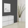 SIGEL GL164 magneetbord van glas 480 x 480 mm wit