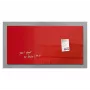 SIGEL Artverum GL147 magnetisch glazen bord 910x460 mm, wit, frameloos, wandmontage