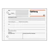 Sigel QU619 kwitantieformulierenboek, btw apart vermeld, A6 liggend, 50 vellen
