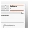 Sigel QU619 kwitantieformulierenboek, btw apart vermeld, A6 liggend, 50 vellen