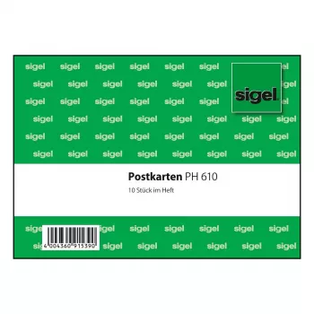 SIGEL PH610 zelfklevende zichttafel A4 groen 10-pack