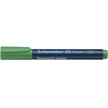 Schneider Pen Maxx 130 permanent marker - groen - ronde punt - zwarte inkt - 1-3 mm lijndikte