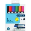 Schneider Maxx 290 whiteboard- en flipchartmarkerset, 6 stuks, verschillende kleuren, 2,0 - 3,0 mm